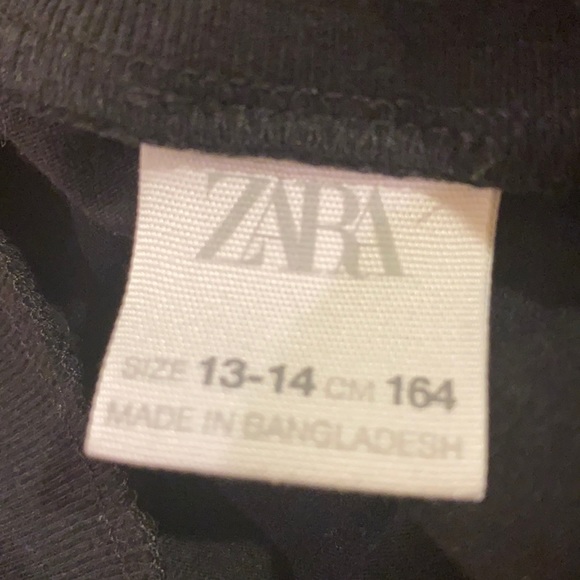 ZARA kids black tee shirt. - Picture 3 of 3